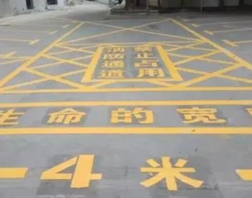 蓬溪仓库划线